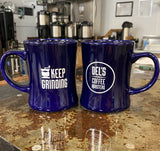 Keep Grinding 14oz stoneware mug