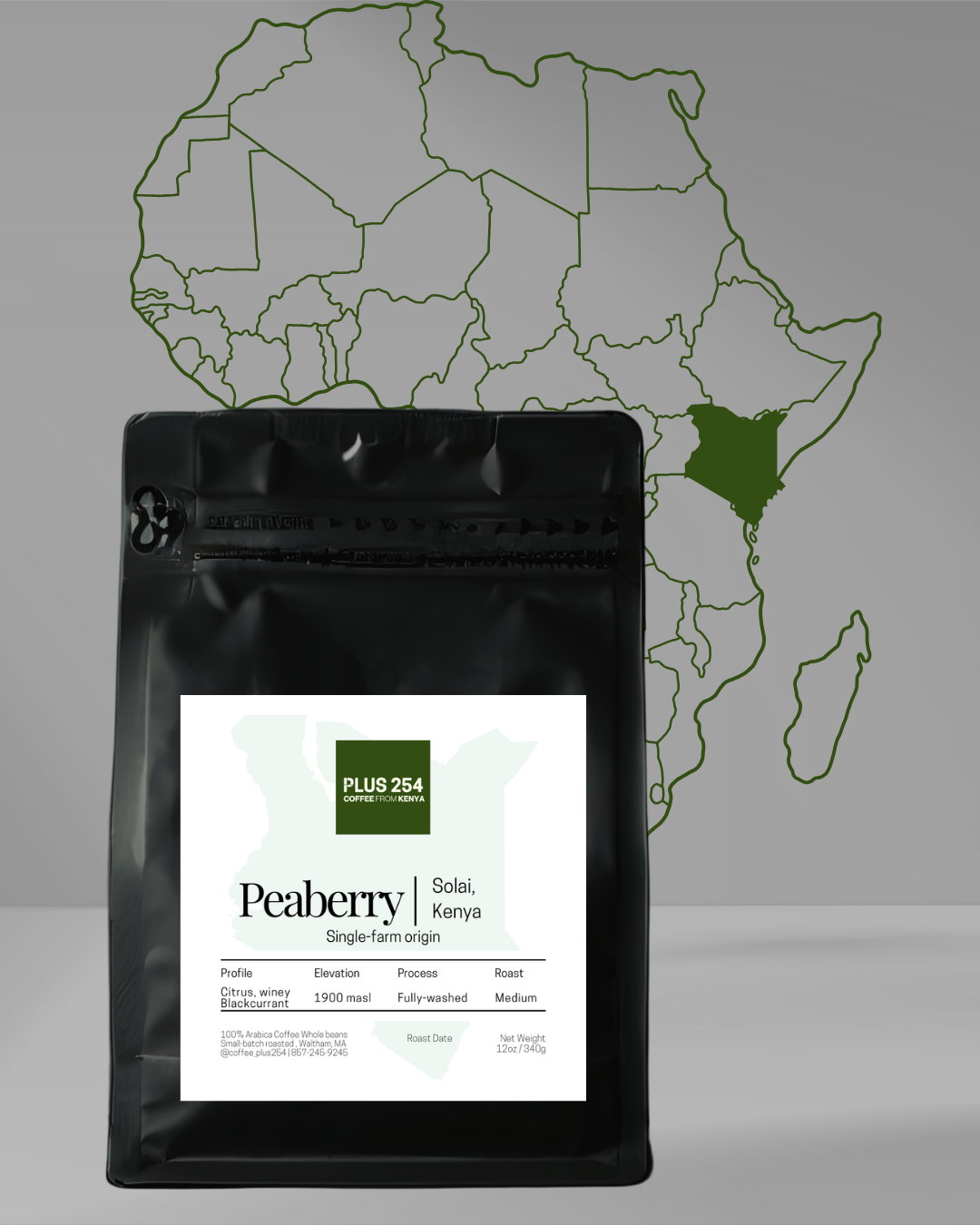 Coffee Plus 254 - Kenya Peaberry – Del's Coffee Roasters