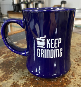Keep Grinding 14oz stoneware mug