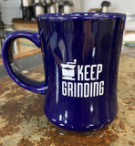 Keep Grinding 14oz stoneware mug