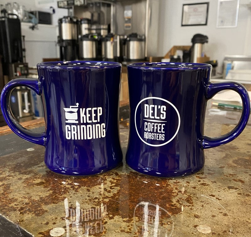 Keep Grinding 14oz stoneware mug