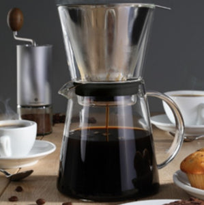 Pour Over Coffee Brewing Set up