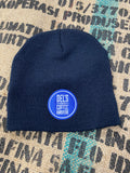 Del's Logo knitted skull beanie cap